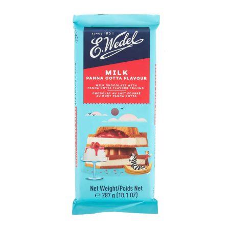 Panna Cotta filled milk chocolate bar