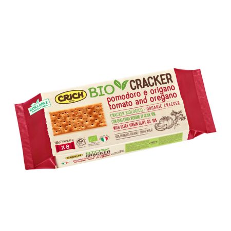 Biocrackers with tomato & oregano