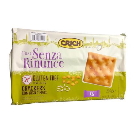 Gluten free Salted Crackers with extra virgin olive oil 2%