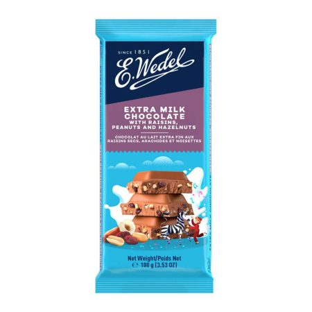 Milk Chocolate with nuts & raisins