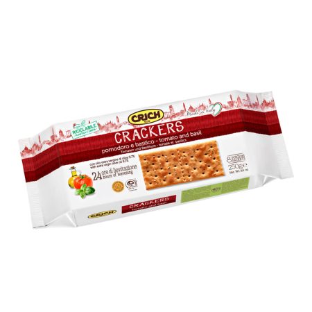 Tomato and oregano crackers