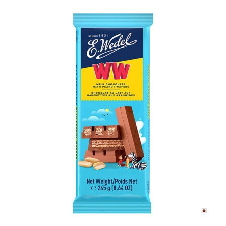 WW Milk Chocolate with nut wafers