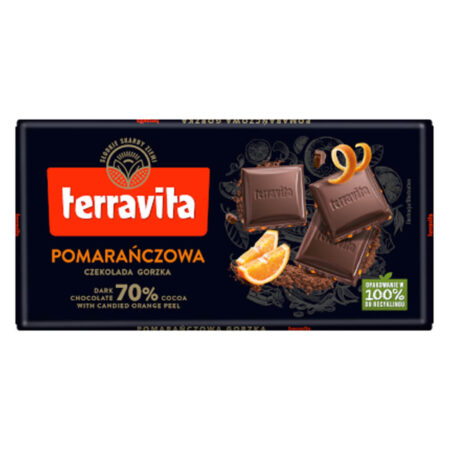 Terravita Dark Chocolate 70% with Orange Peel