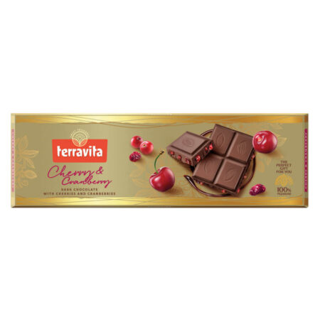 Terravita Dark Chocolate with Cherry & Cranberry