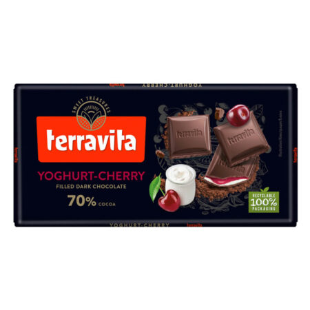 Terravita Dark Chocolate 70% with Cherry Filling