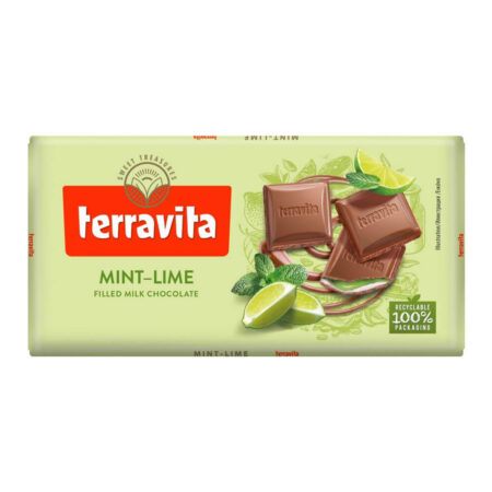 Terravita Milk Chocolate with Mint Lime Filling