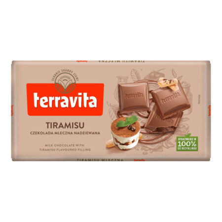 Terravita Milk Chocolate with Tiramisu Filling