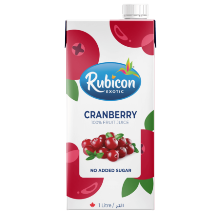 Rubicon Cranberry No Added Sugar 1L