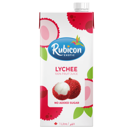 Rubicon Lychee No Added Sugar 1L