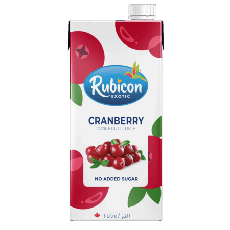 Rubicon Cranberry No Added Sugar 1L