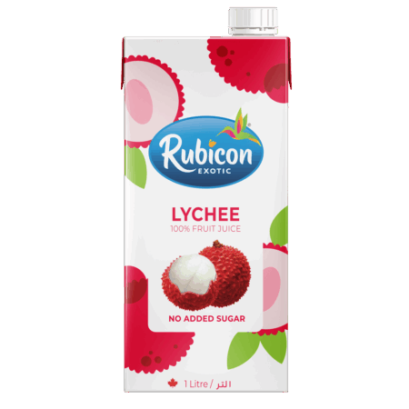 Rubicon Lychee No Added Sugar 1L